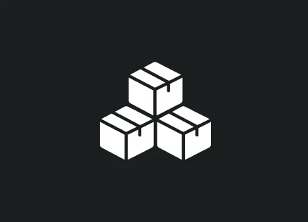 three box icons stacked