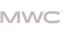 MWC GSMA logo in a stylized font with trademark symbol.