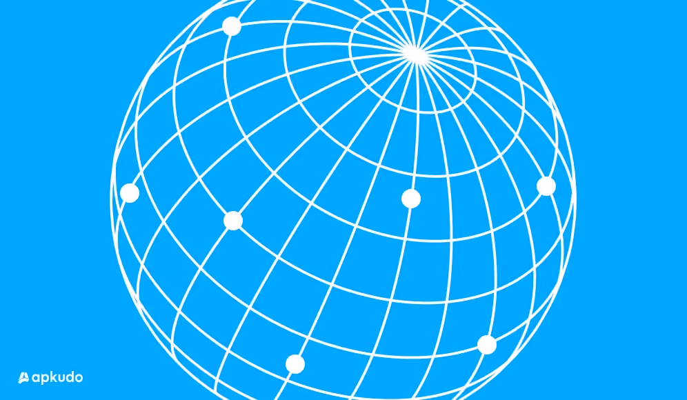 Photo of outlined globe with dots at different points