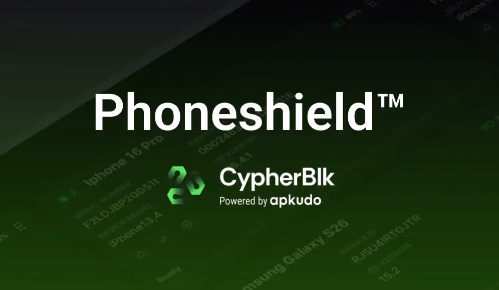 CypherBlk, Powered By Apkudo, Launches Phoneshield™, Free For Life For The Small Businesses Powering The Circular Economy