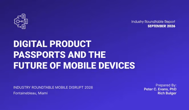 Digital Product Passports and the Future of Mobile Devices report cover