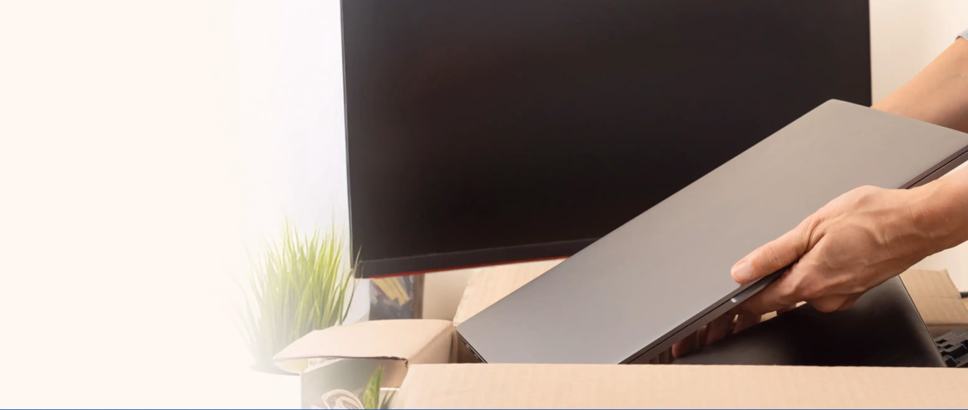Customer story header: employee device return at a Fortune 500 payments firm