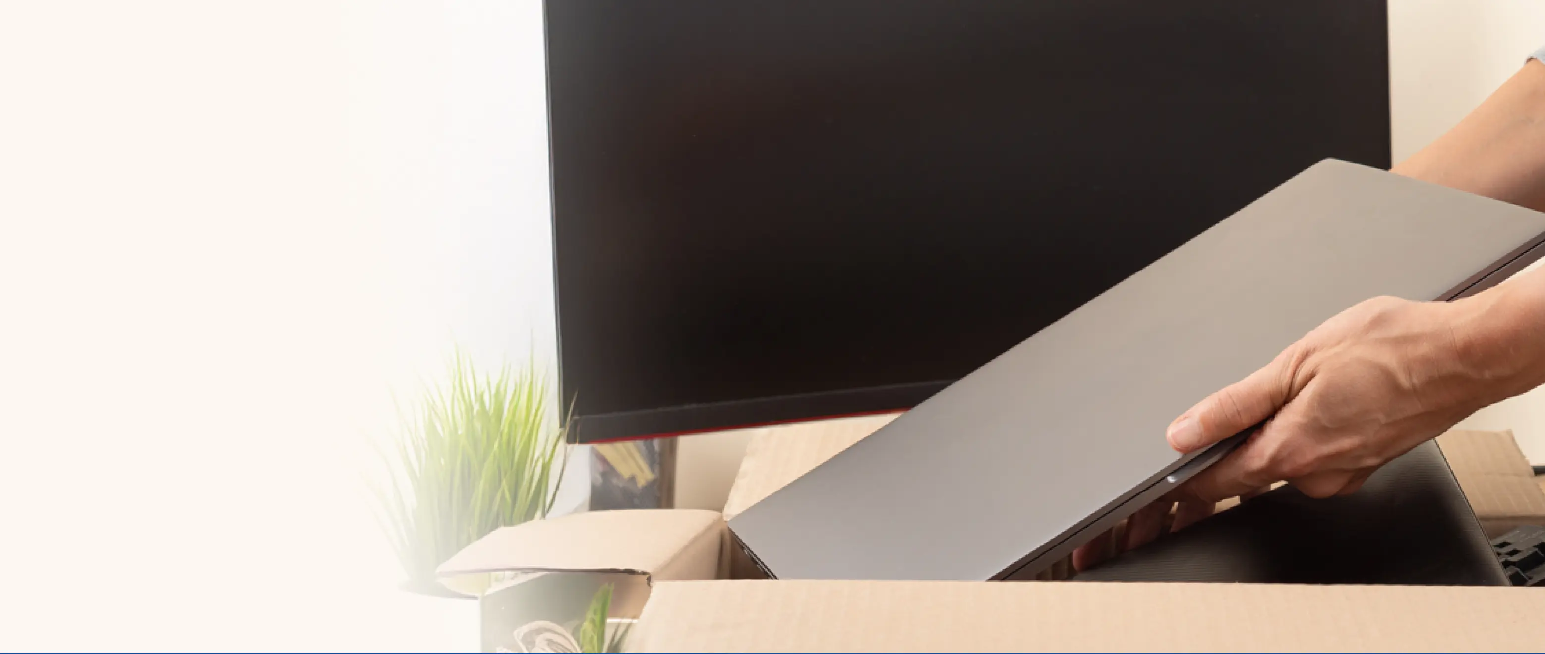Customer story header: employee device return at a Fortune 500 payments firm