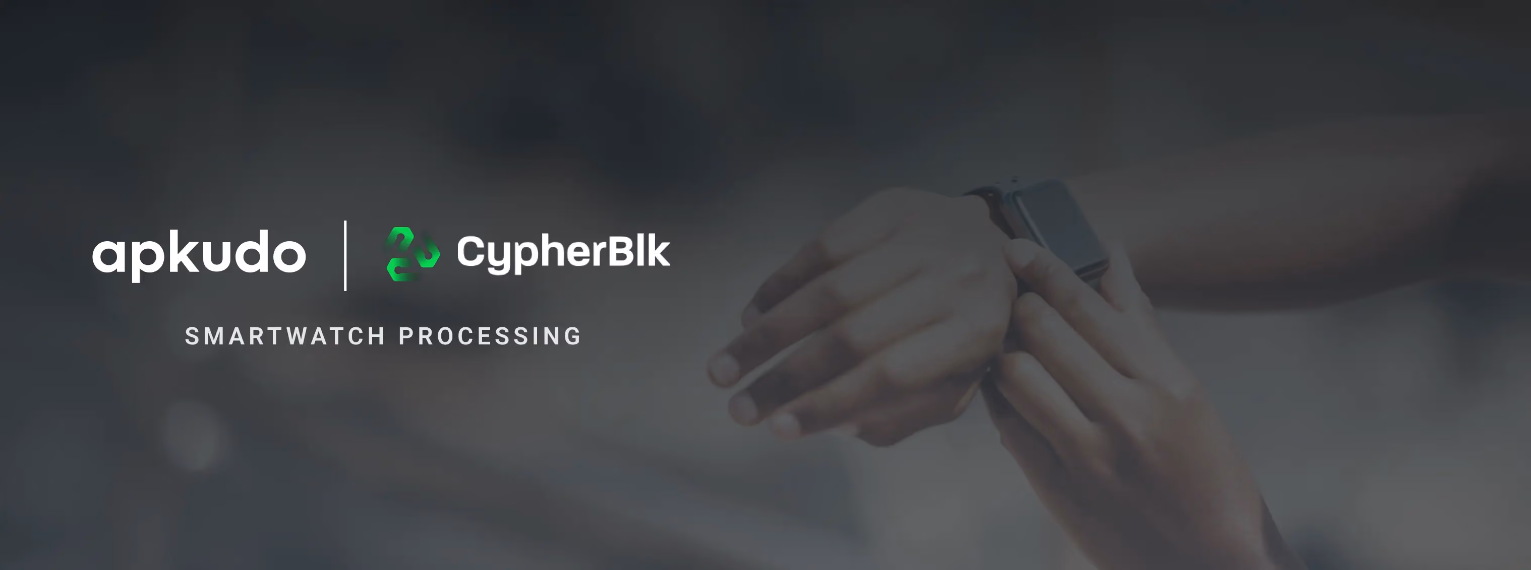 Blog header: CypherBlk joins the Powered by Apkudo ecosystem
