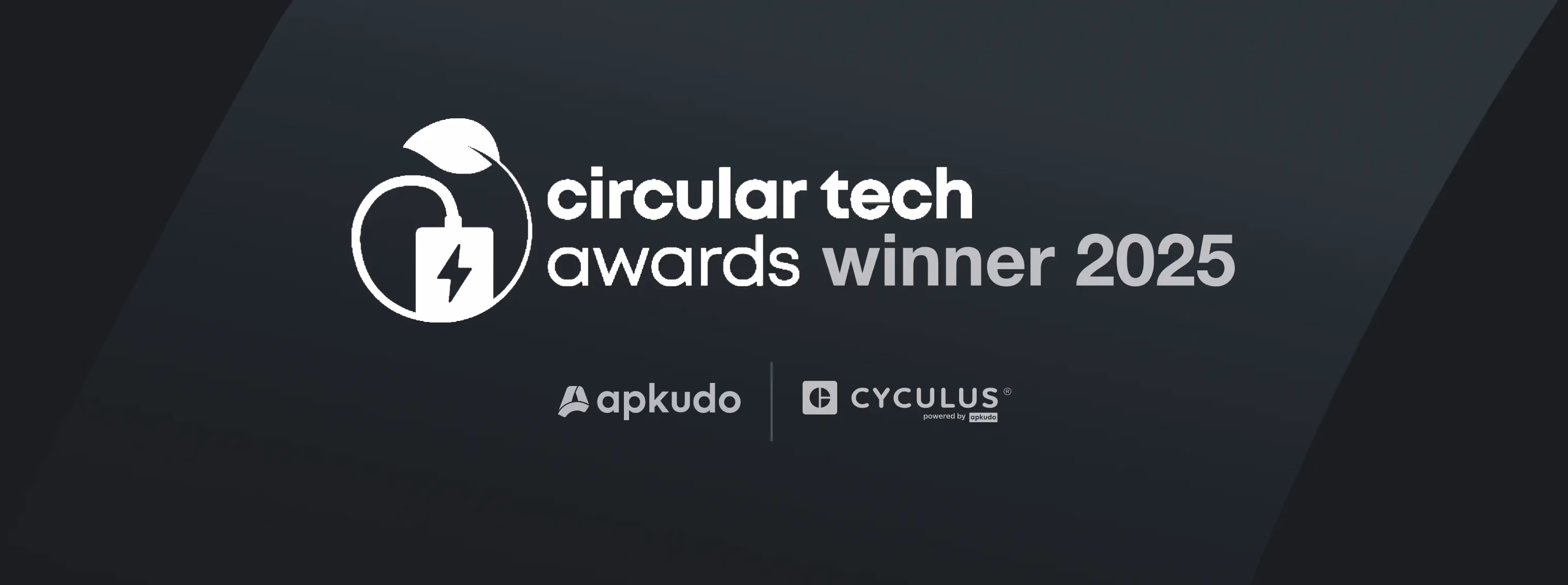 Blog header: Apkudo and Cyculus at the Circular Tech Awards