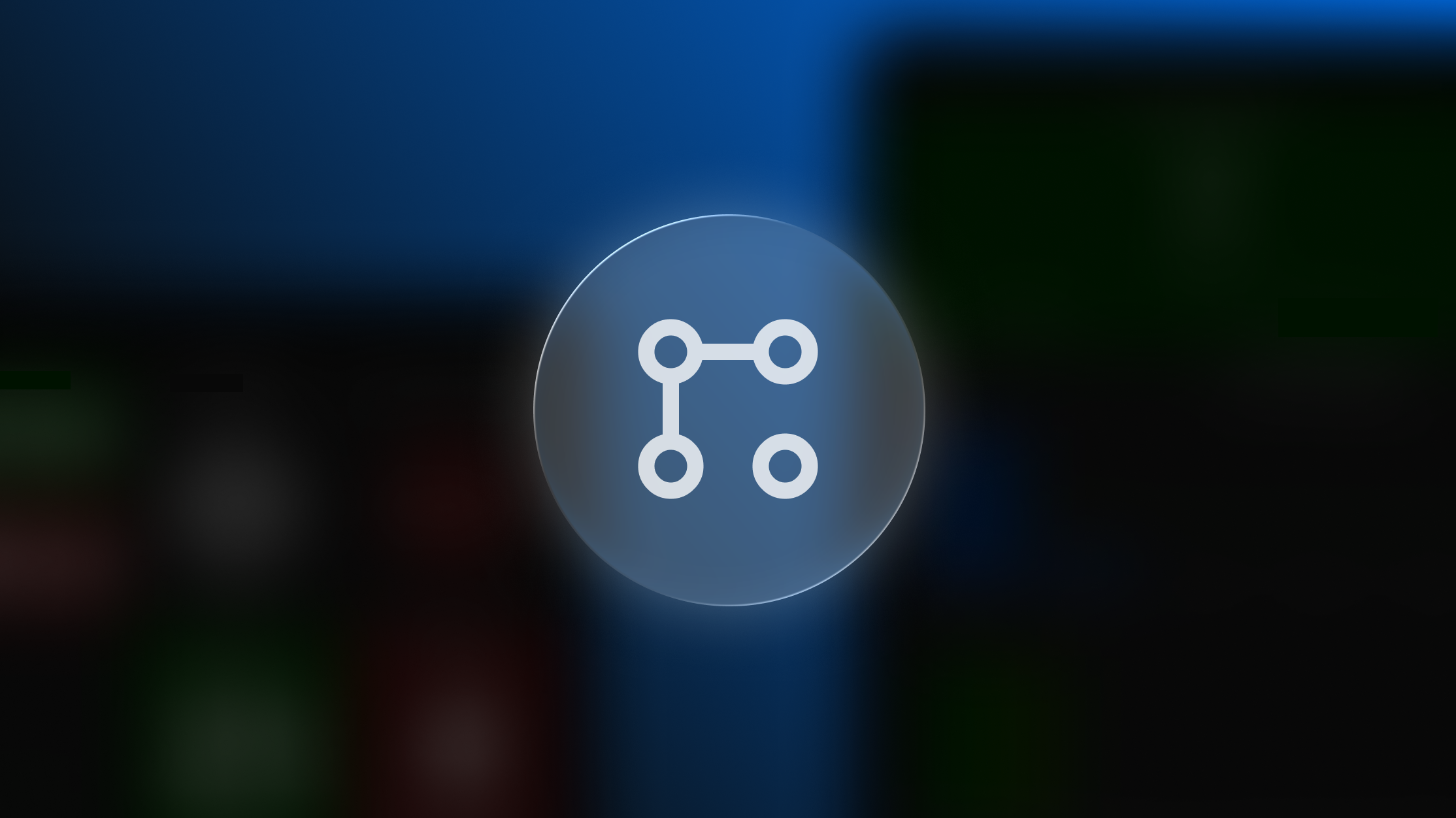 Icône de réseau de points représentant la connexion des postes de soudage à la plateforme IA.