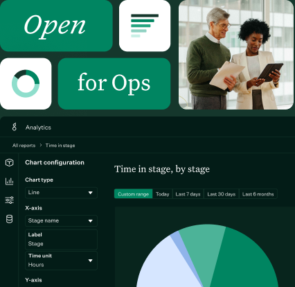 Woman wearing patterned blouse in office setting with silo leaf motif marigold HR Technology logo nav