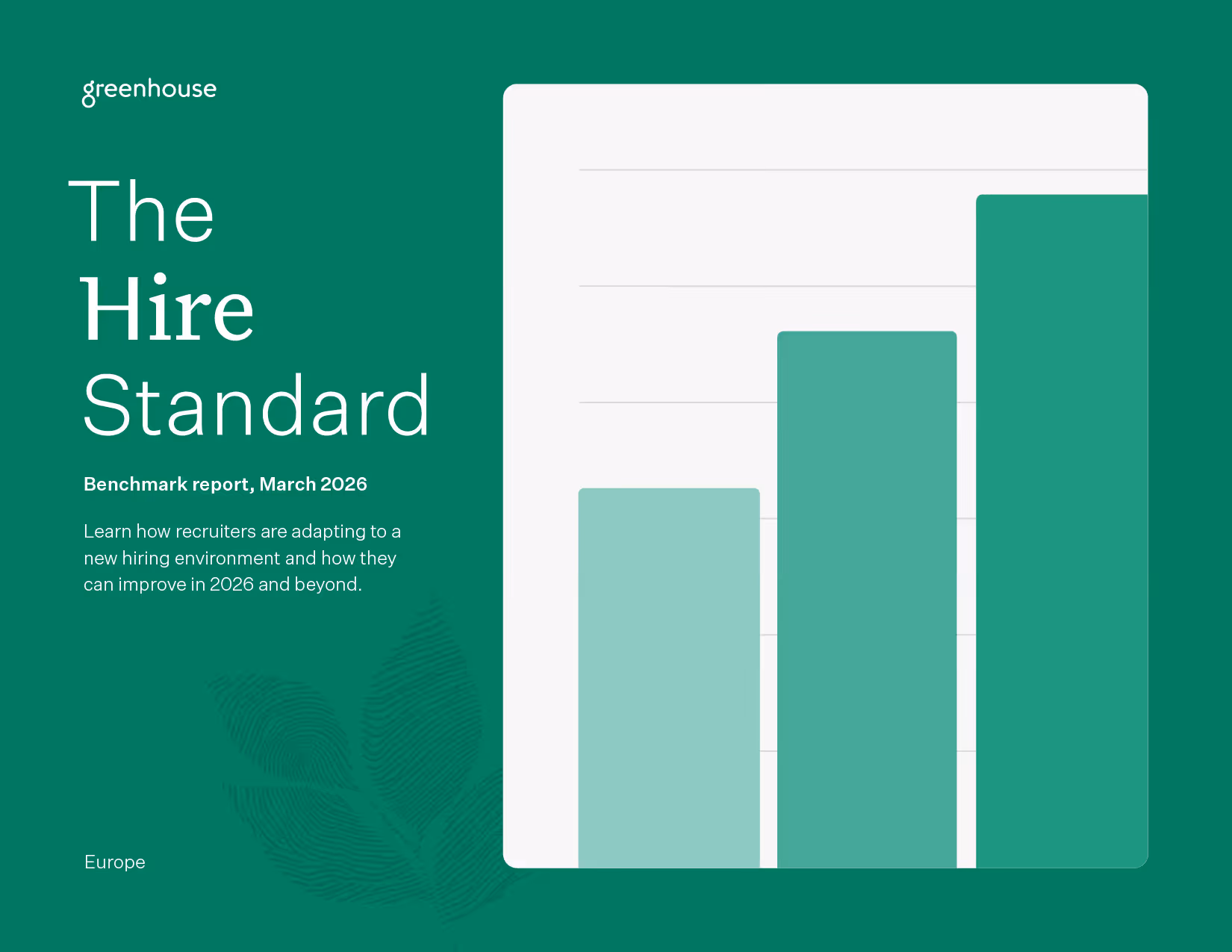 The Hire Standard March 2026 cover with chart motif and green background