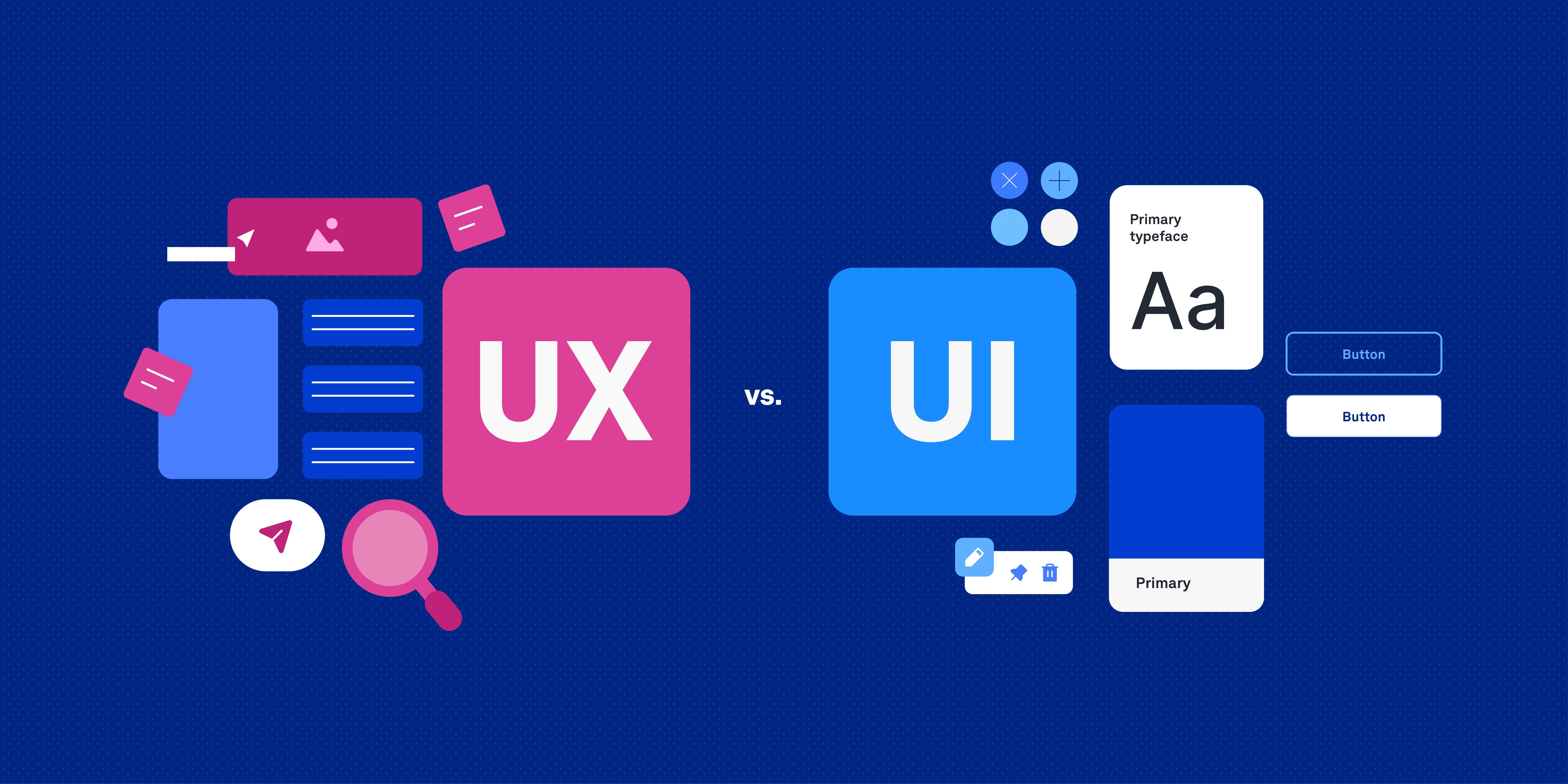 UX vs UI illustration