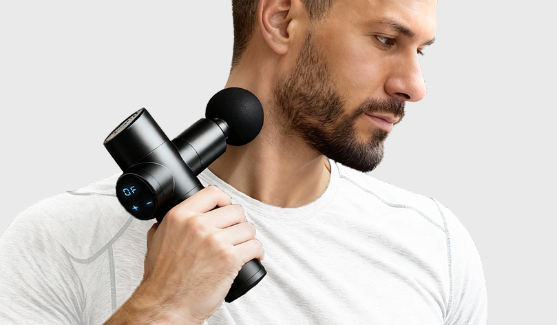 A massage chair with thermal radiation heat therapy for theraputic sports releif