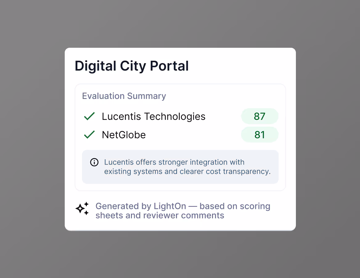 Example use case mockup