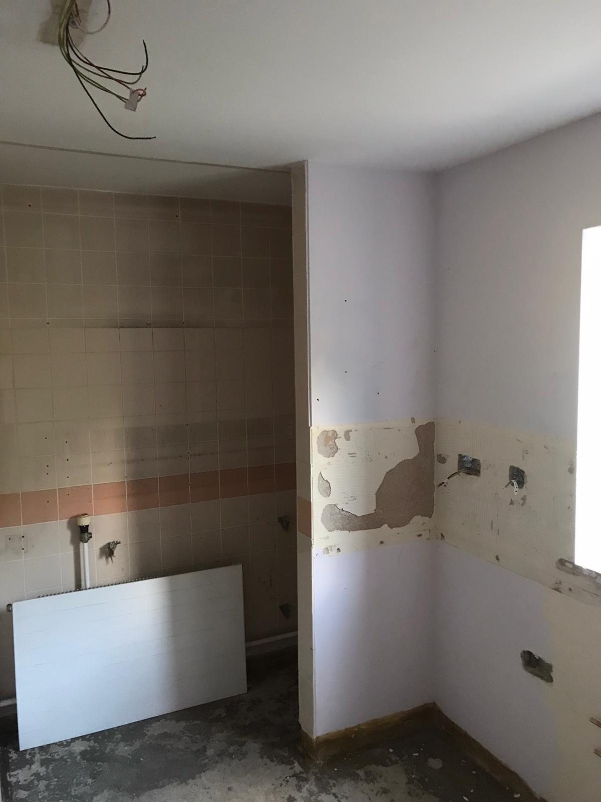 Room at Chatham Barracks prior to Painting.