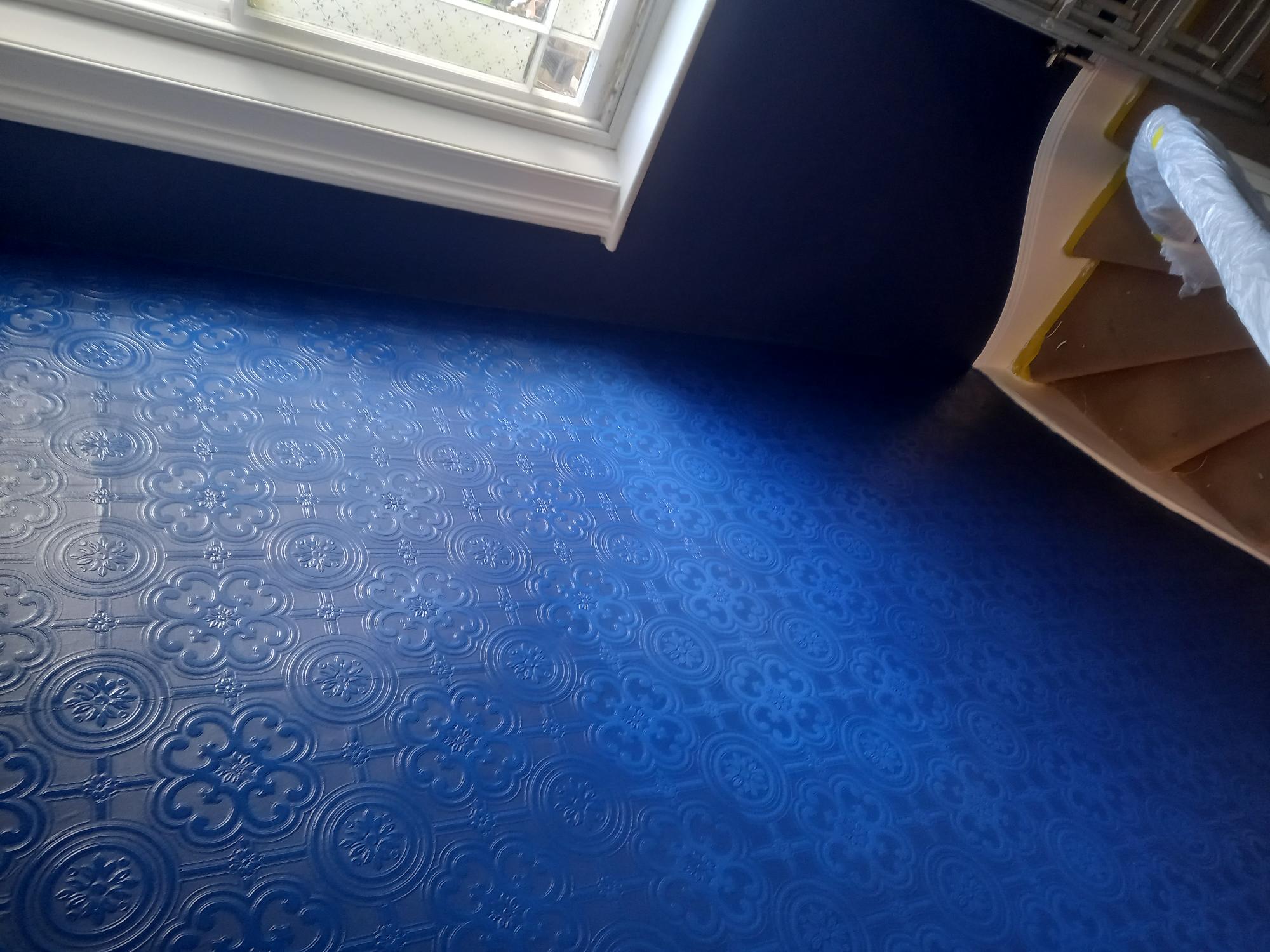 Papered wall