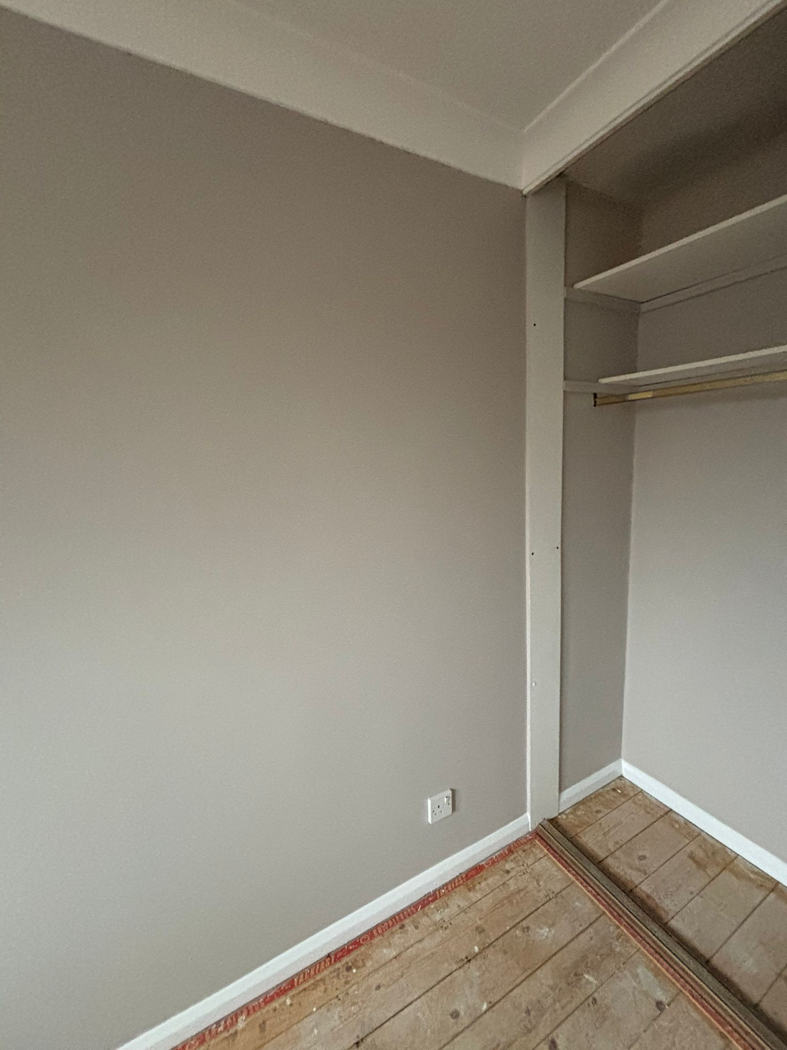 Wall finished in a Durable Johnstones matt paint