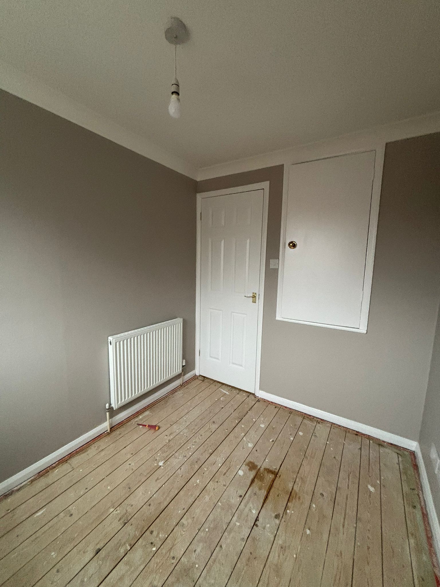 Woord work in Tonbridge painted in a satin finish x2 coats