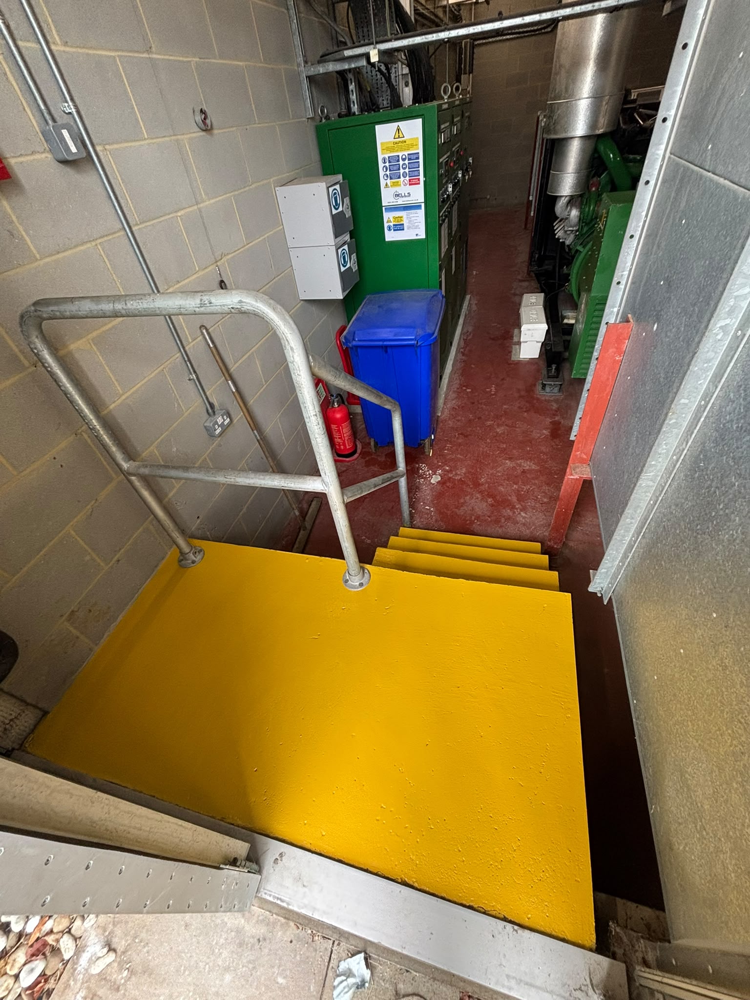 Saga, commercial anti slip painting