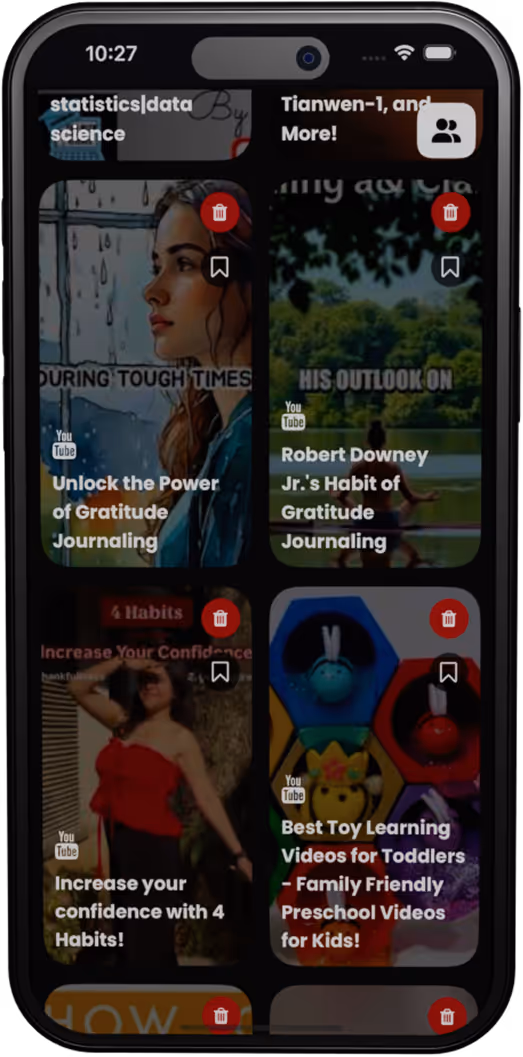Mockup of JOYfuel app