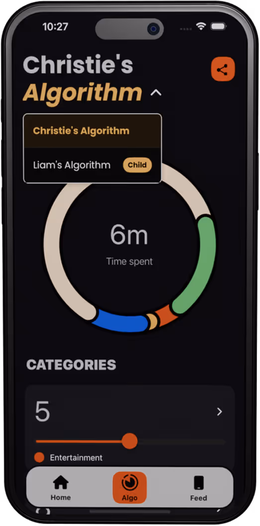 Mockup of JOYfuel app