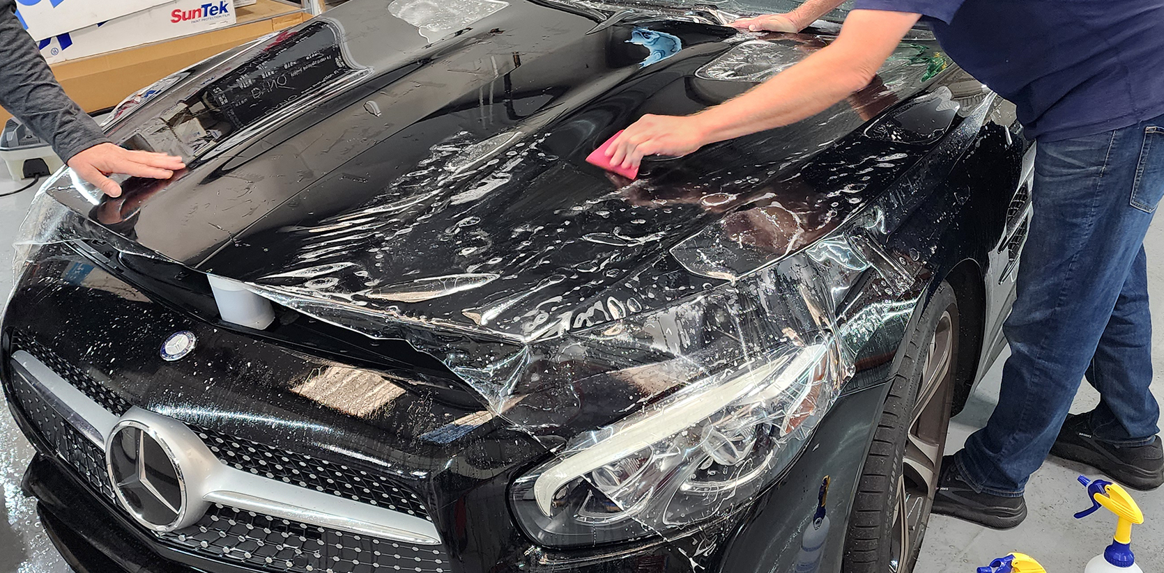 SunTek paint protection film installation at Team Acme in Henderson, NV