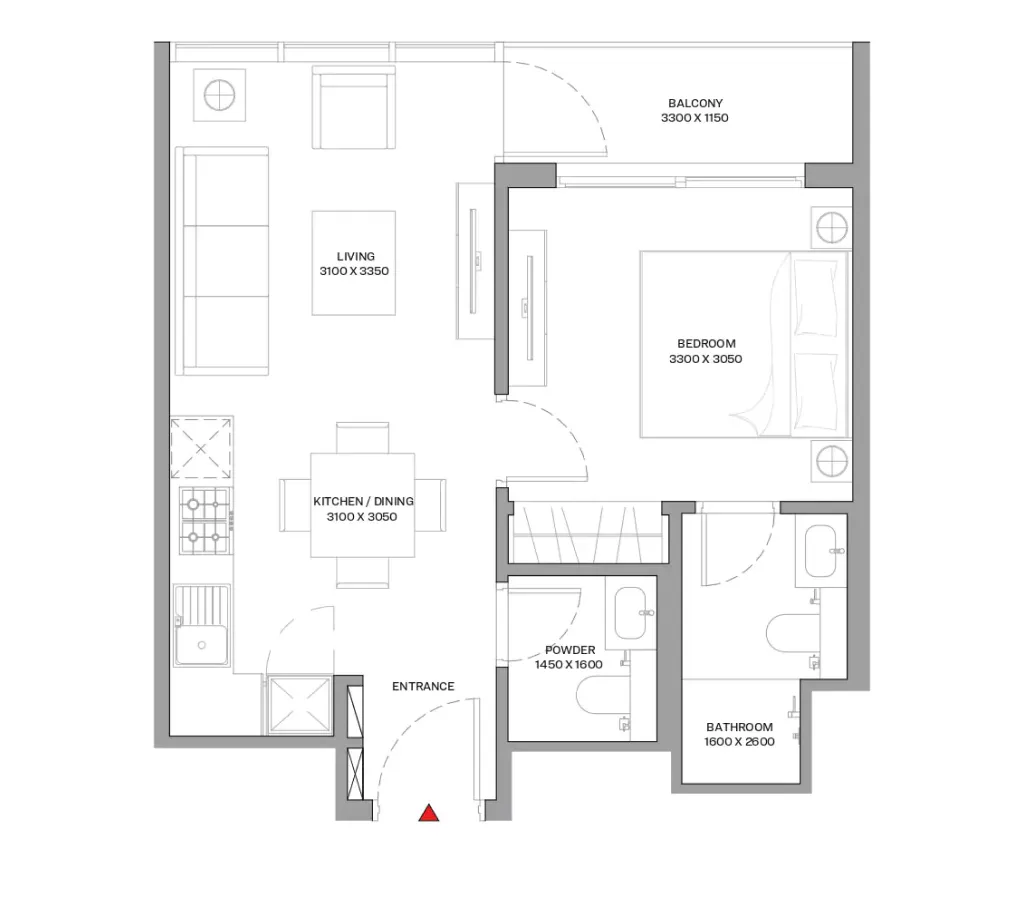 99) 1 Bed Floor Plan.webp
