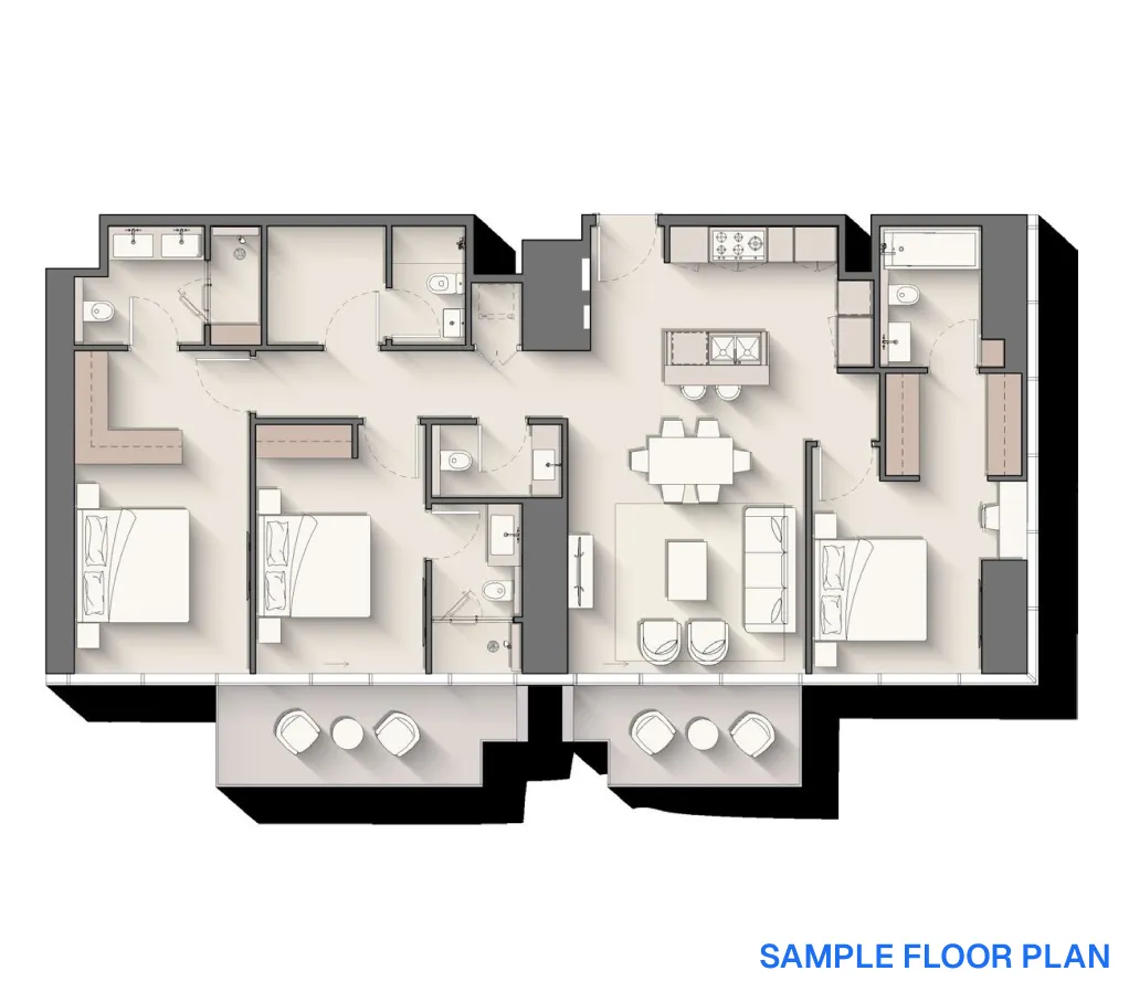 99) 3 bed Floor Plan Light.webp