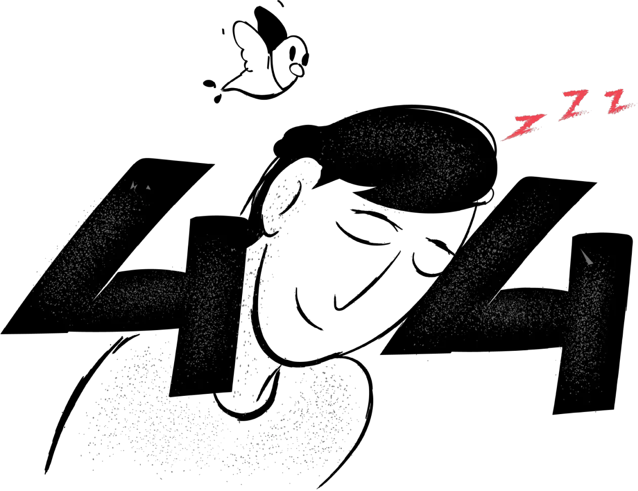 404 message graphics