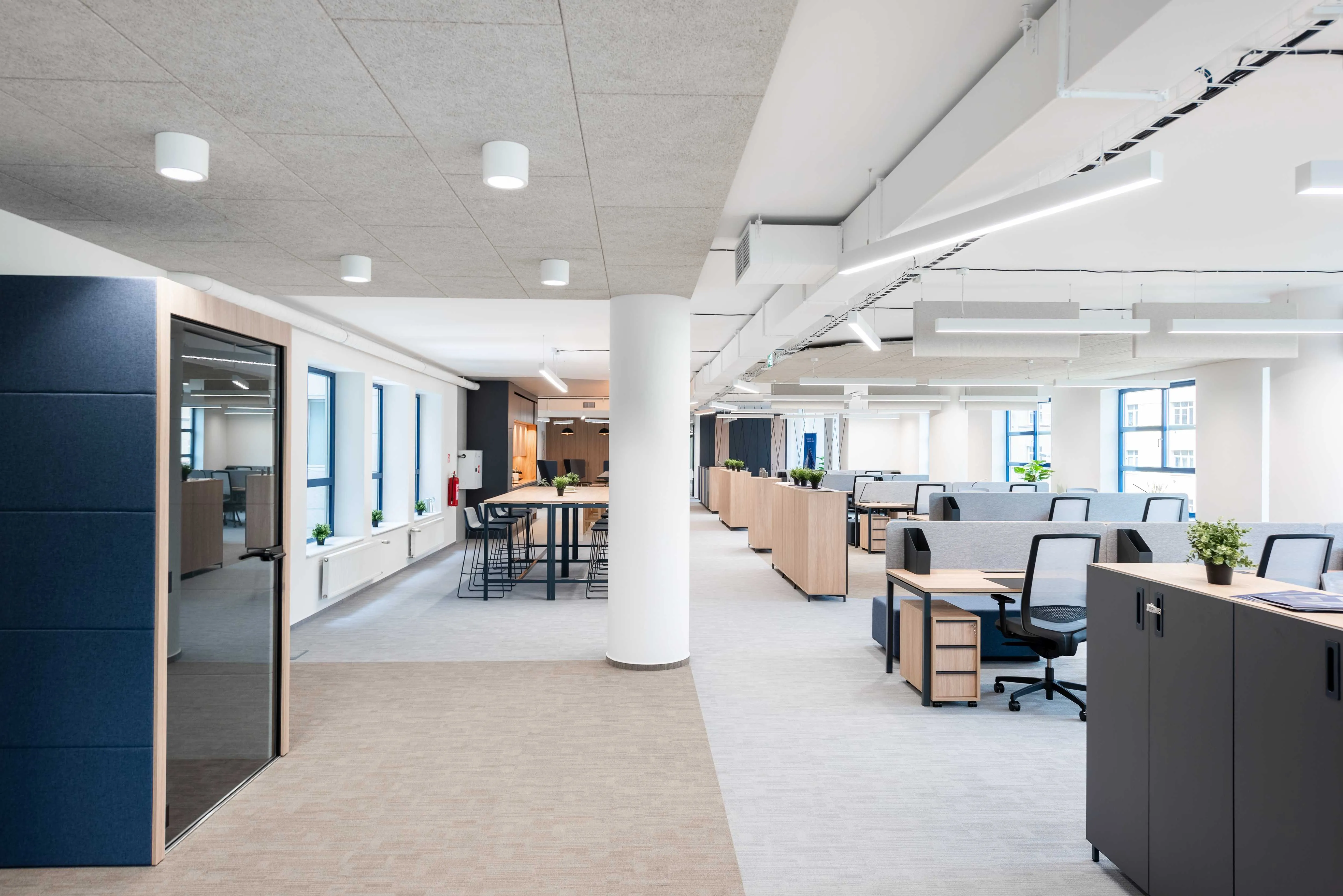 Modern office with designer furniture