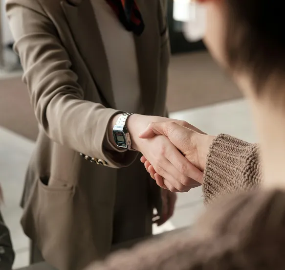 People shaking hands