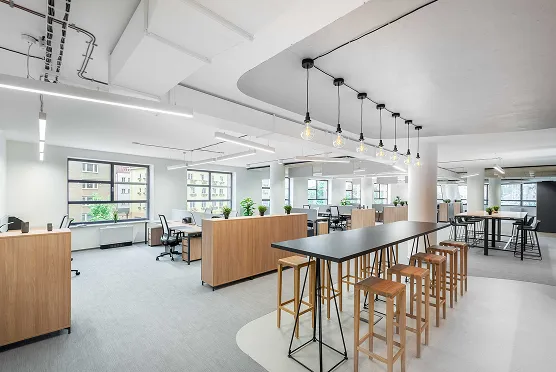 Modern office with designer furniture