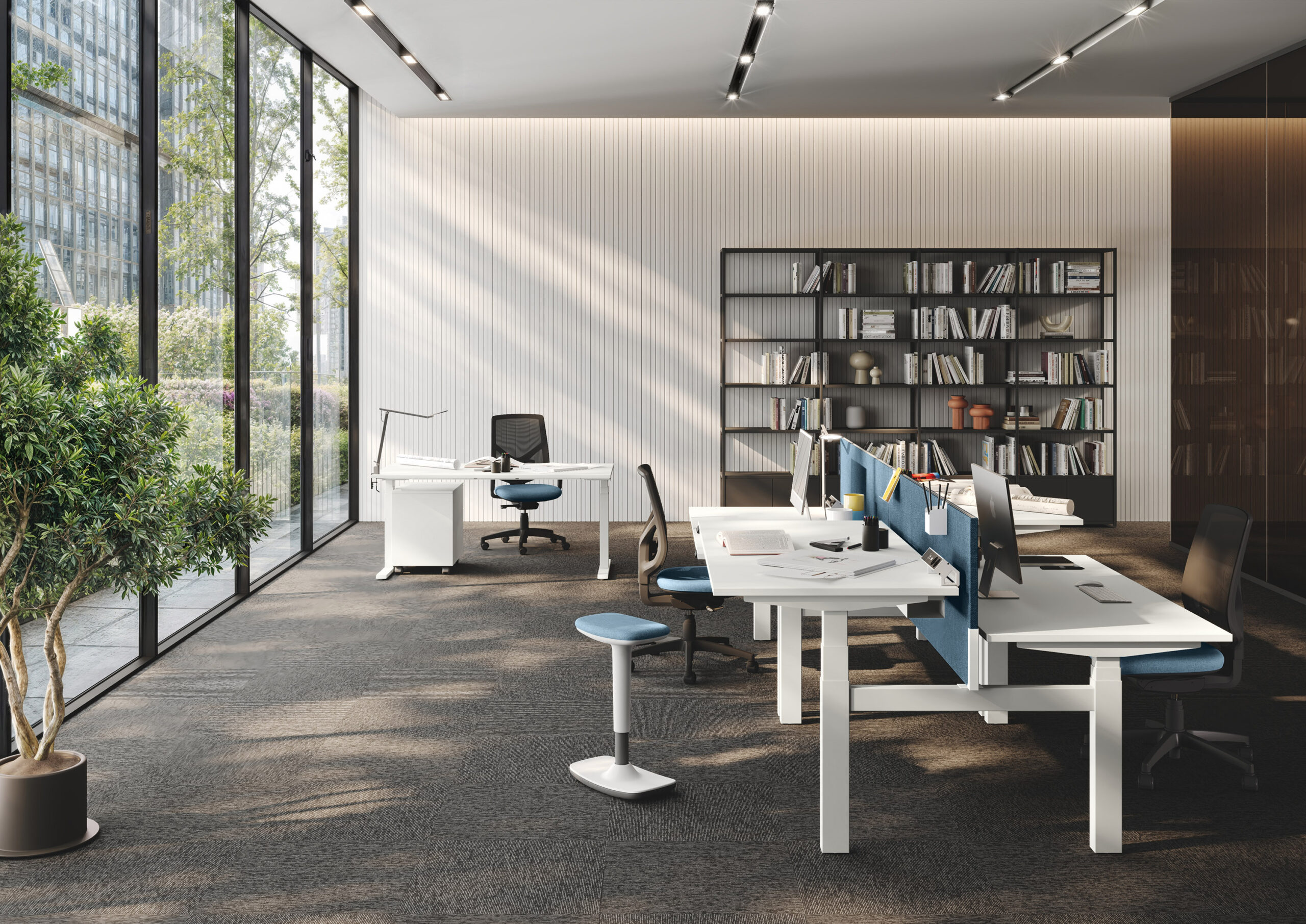 Výškově nastavitelné stoly