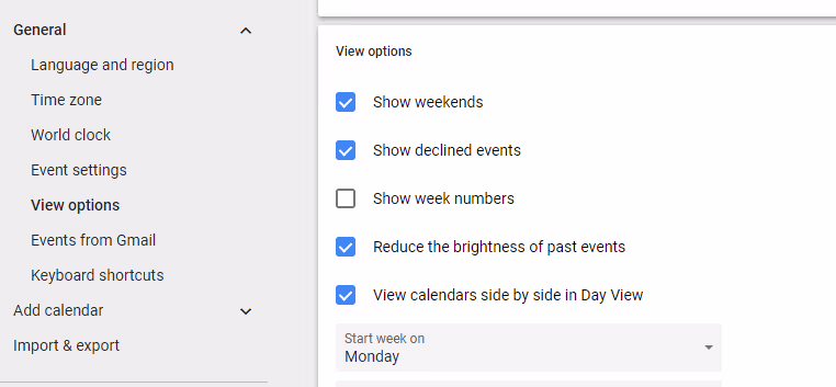 Customise Your Google Calendar