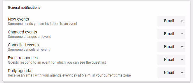 Receive a daily agenda to keep track of tasks
