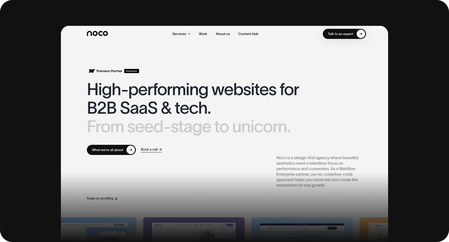 Noco - An Enterprise-graded Webflow Premium Partner