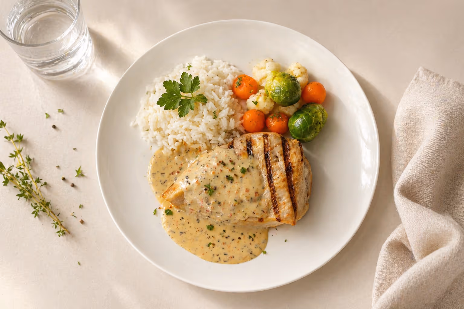 Biff Stroganoff med potetmos