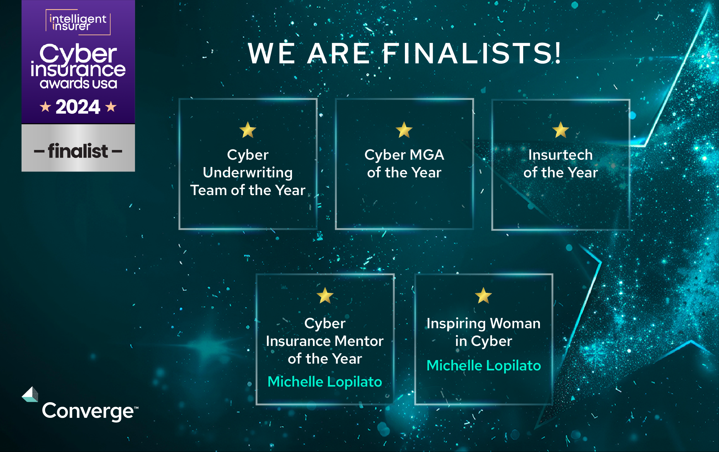 Finalists in Five Categories at the 2024 Cyber Insurance Awards USA
