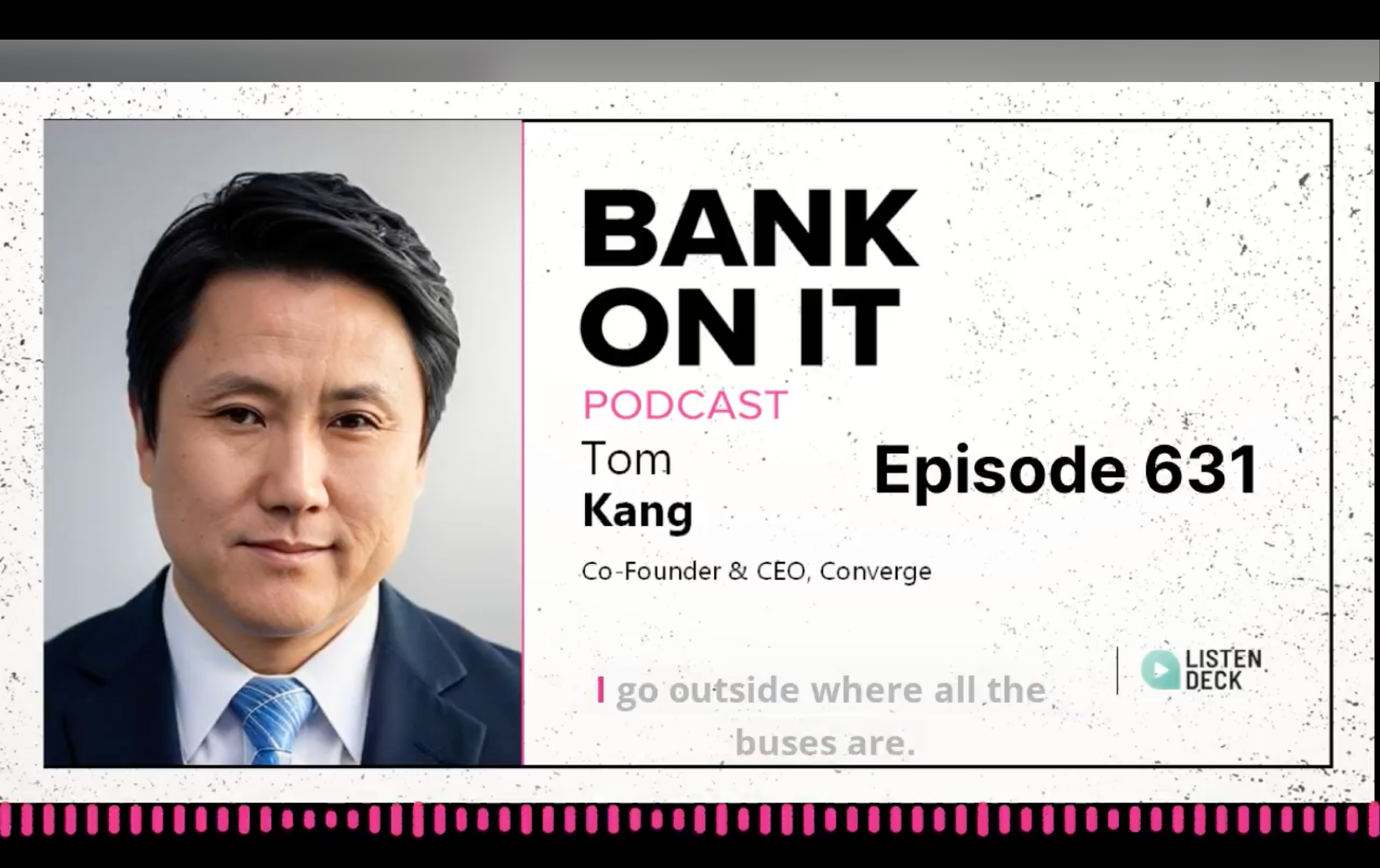 Our own Thomas Kang sat down with John Siracusa of the Bank On It podcast