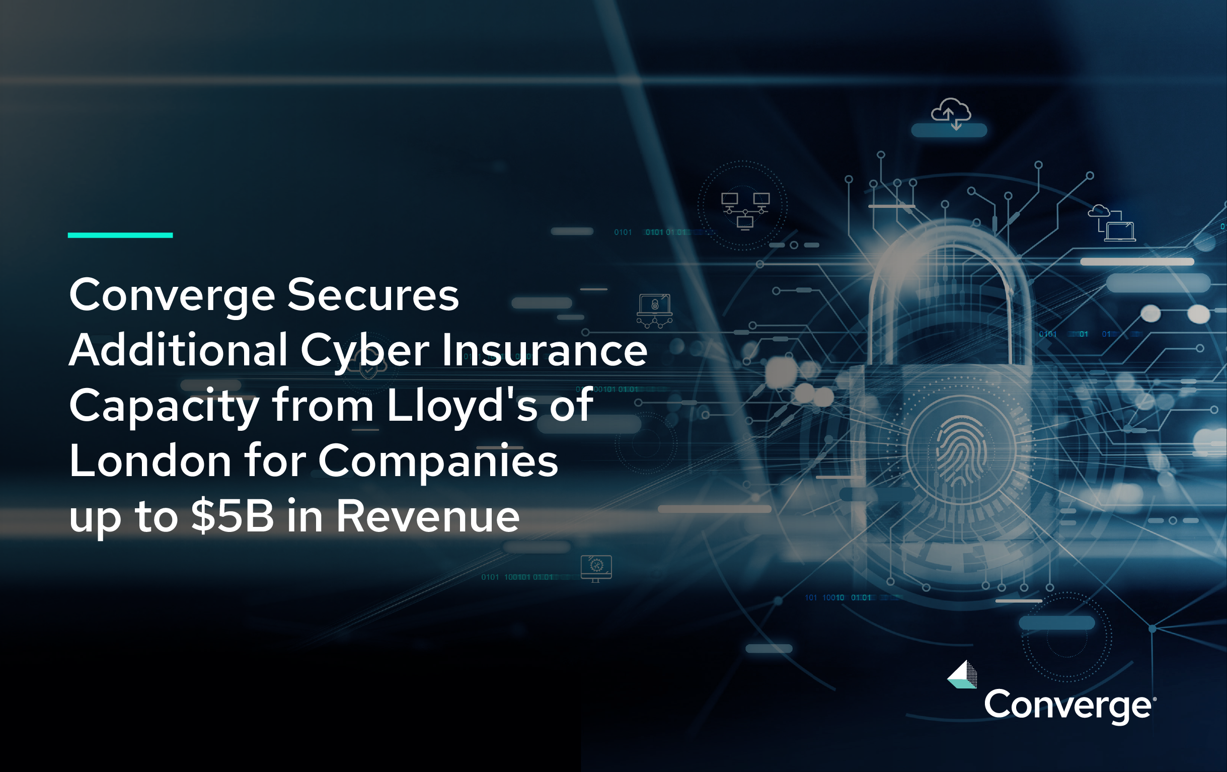 Converge Secures Additional Cyber Insurance Capacity from Lloyd's of London for Companies up to $5B in Revenue