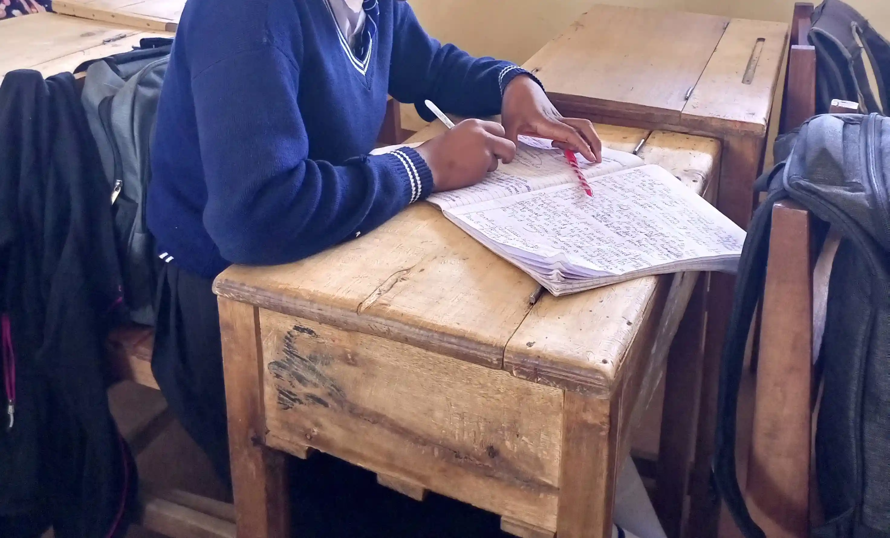 Estar became Most Improved Learner in her class at Hall Mead Academy at Kids Alive Kenya.