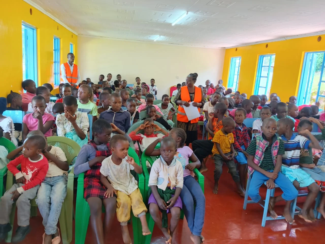 Beatrice teaching VBS at Kids Alive Kenya Nyamarambe Hope Center 