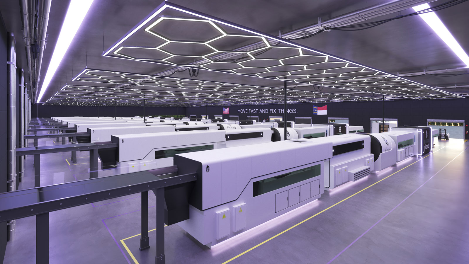 Plantd's electric production line on the factory floor
