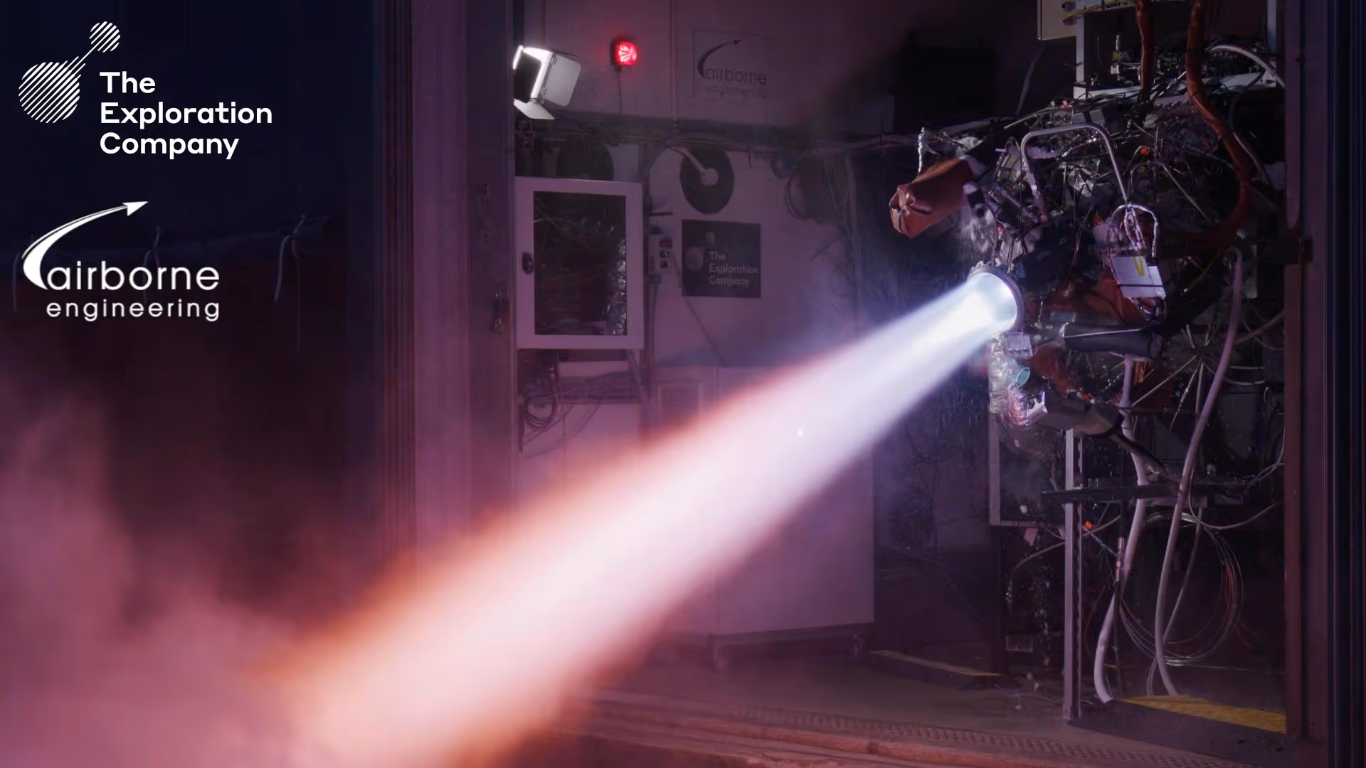 Image of The Exploration Company's rocket test firing