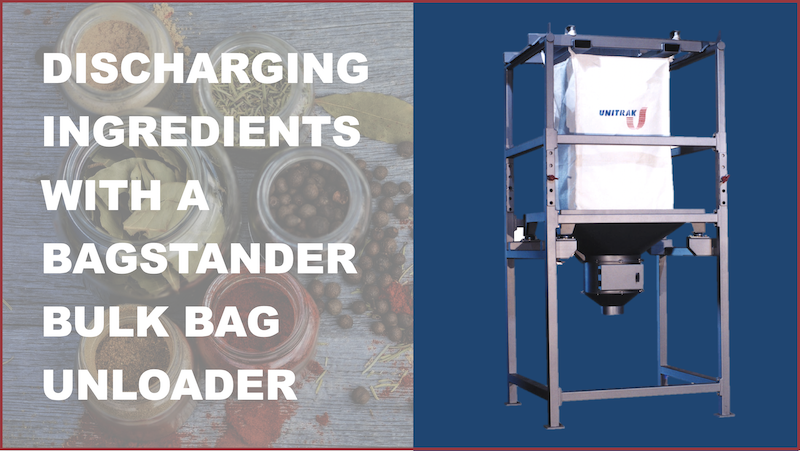 Discharging Ingredients with a Bagstander Bulk Bag Unloader
