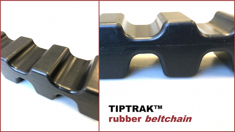 All About TipTrak Bucket Elevator Rubber Beltchains
