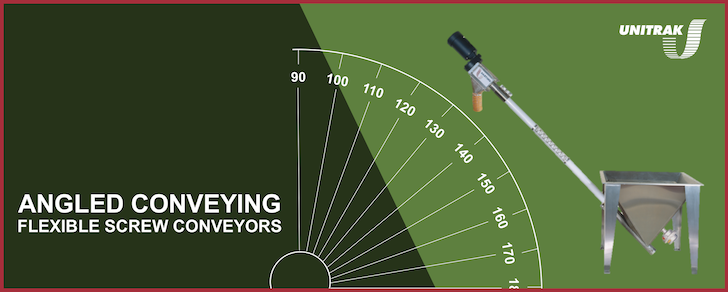 Angled Conveying with Flexible Screw Conveyors