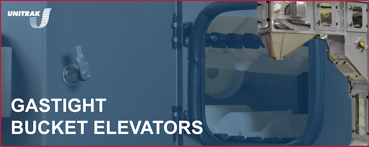 Gastight Bucket Elevators for Hazardous Materials
