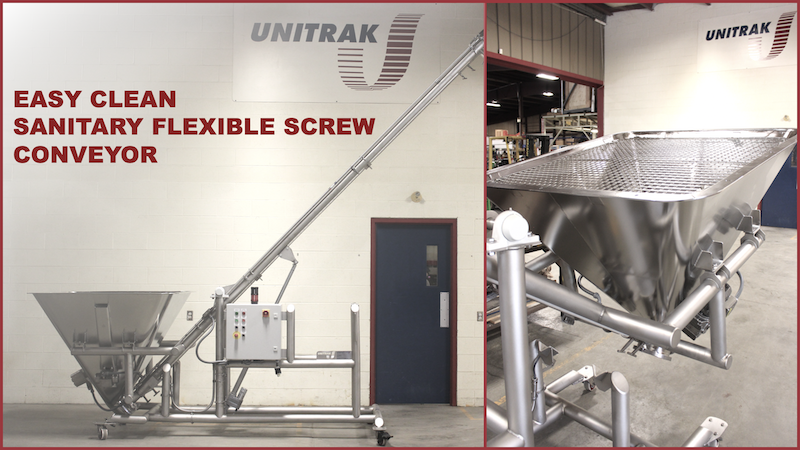 UniFlex Easy Clean Sanitary Flexible Screw Conveyors