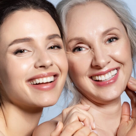 Women smiling after wisdom teeth removal at a Myrtleford dentist in Australia.