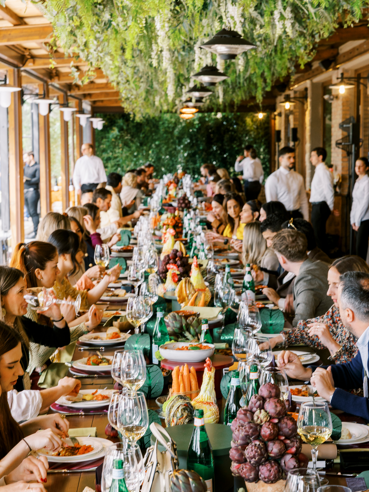 svatební hostina Toskánsko