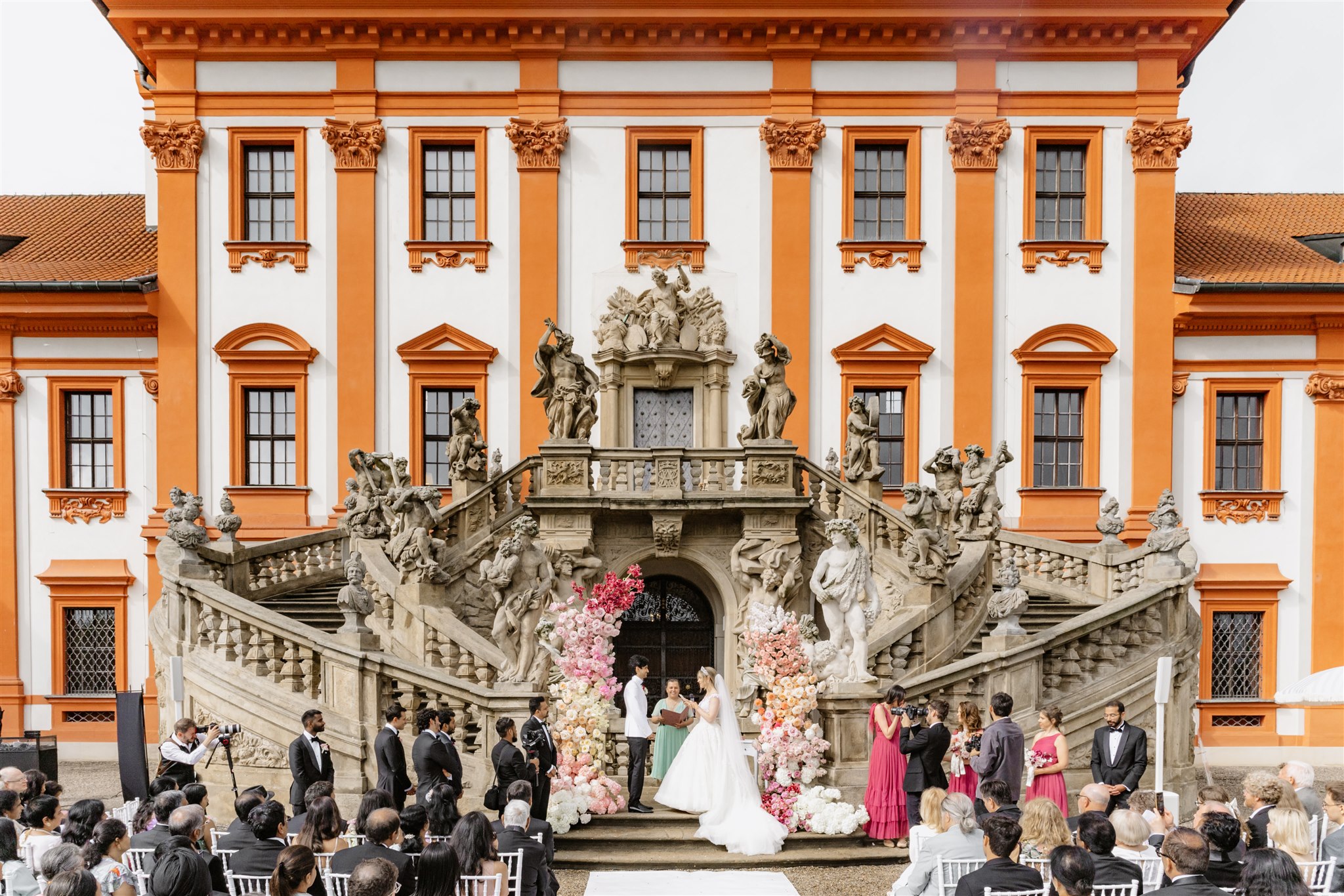 Česko - indická svatba v Praze na Trojském zámku