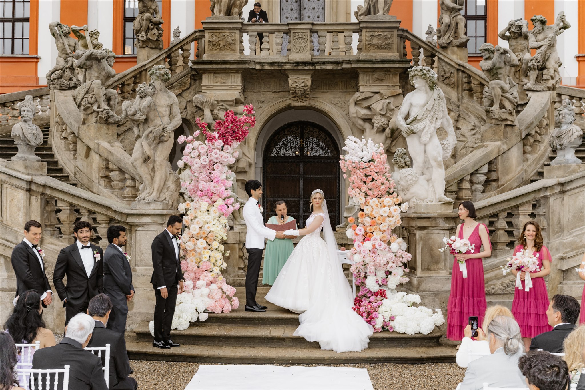 Česko - indická svatba v Praze na Trojském zámku